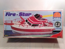 Nikko Fire-star Tronico - RC Feuerwehrschiff mit Wasserspritze - Vintage, neuwer
