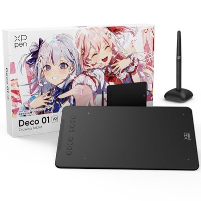XP-PEN Pen Tablet Deco Series 8 Express Keys Paint Software