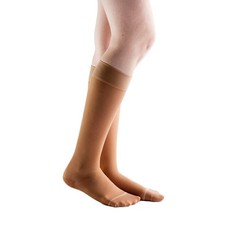 Large Beige Medical Compression Stockings 20 30 mmHg Graduated Support