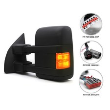 Tow Mirror For 2011 Ford F250 F350 F450 F550 Power Heat Amber Signal Left Side