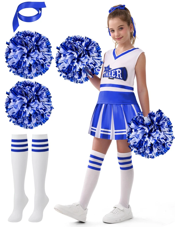 Disfraz de animadora para niña, traje de animadora de Halloween para niños, animación infantil... Foto 3 de 4