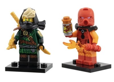 LEGO SEALED Bionicle Cosplayer and Mysterious Ronin Bundle Series 29 CMF