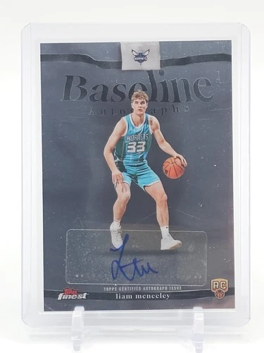 LIAM MCNEELEY 2025-26 TOPPS FINEST BASELINE AUTOS ROOKIE AUTO #BA-LM HORNE Q6992