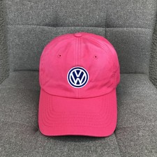 Volkswagen Drivergear Pink Baseball Cap Hat One Size Adjustable Vw Logo Unisex Volkswagen Drivergear Pink Baseball Cap Hat One Size Adjustable Vw Logo Unisex
