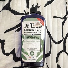 Dr Teal's Foaming Bath Pure Epsom Salt Hemp Seed Oil 34 fl oz Cruelty-Free