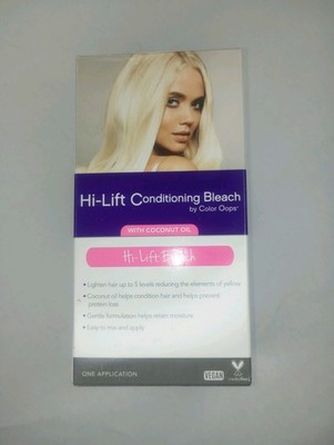 Color Oops Hi-Lift Conditioning Bleach Hair Color with Coconut Oil Fr Shipping 