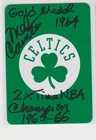 MEL COUNTS BOSTON CELTICS 1964-66 OREGON STATE AUTOGRAPHED PLAYING CARD