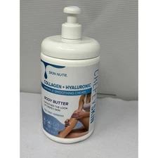 Skin Nutr. Collagen + Hyaluronic Crepey Skin Wrinkle Smoothing Cream Body Butter