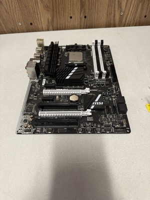 MSI 970 Gaming AM3+ Motherboard w/ AMD Phenom II X4 955 CPU For Parts