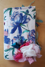 Junk Journal Frühling in Blau, handgefertigt...