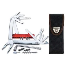 Victorinox Swiss Army Knife, Swisstool Spirit Plus With Wrench & Pouch 53804 NIB