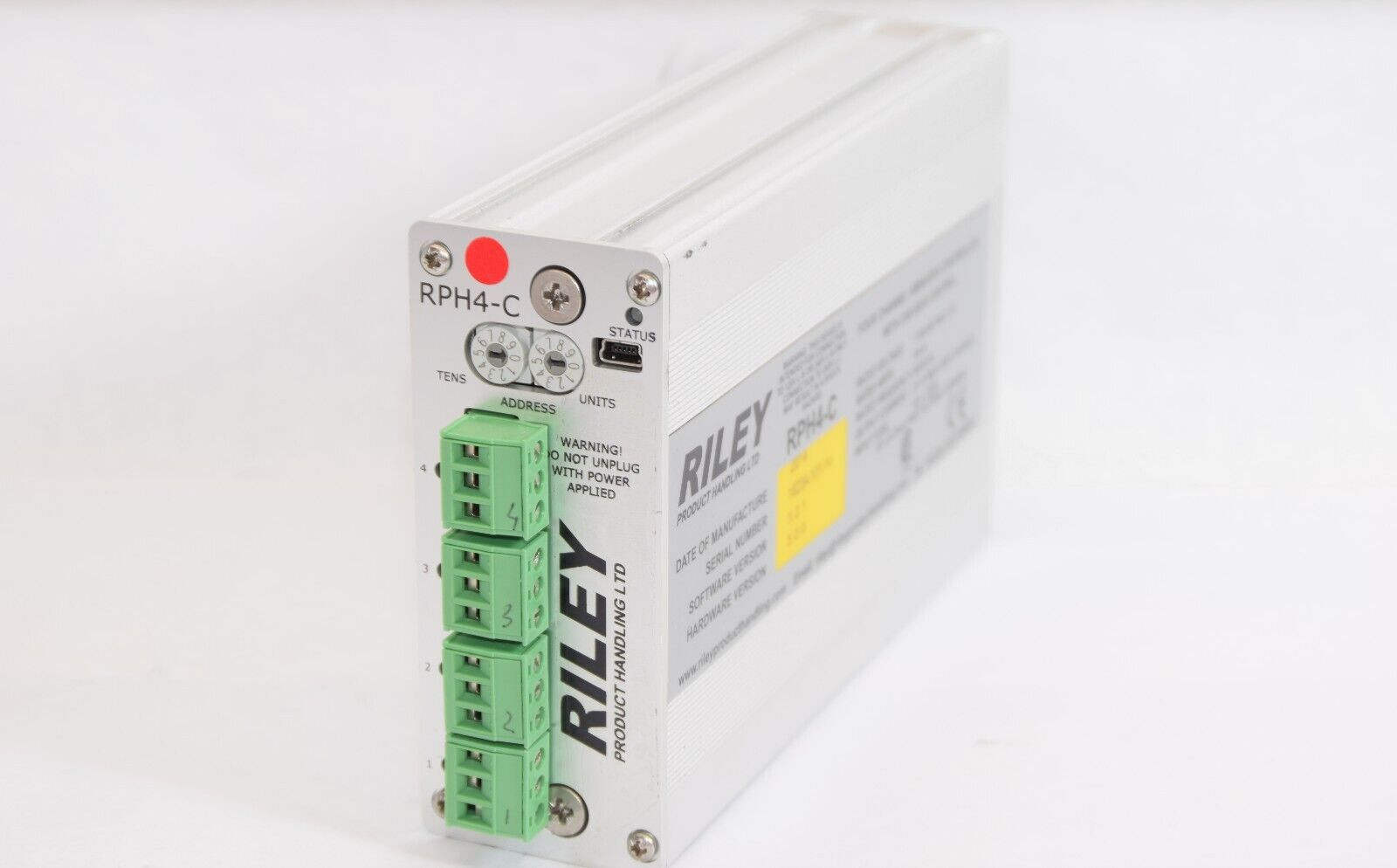 RILEY RPH4-C 110/240Vac 4 Channel Vibrator Controller With CAN BUS Control