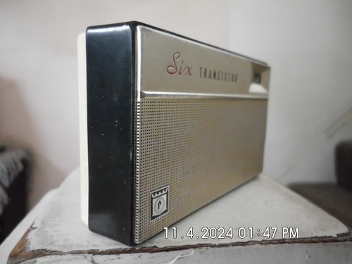 '61 TOSHIBA/PENNCREST Mdl. 1130 6 TRANSISTOR RADIO,JAPAN,BATTERY,FREE USA SHIP! - Picture 4 of 11