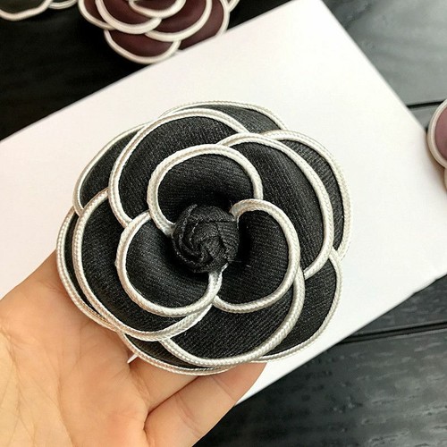 Camellia Flower Brooches Fabric For Women Clothes Corsage Jewelry Accessories - Picture 9 of 14