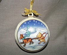 Lenox Classic Pooh Ornament - Winnie the Pooh and Tigger in the Snow