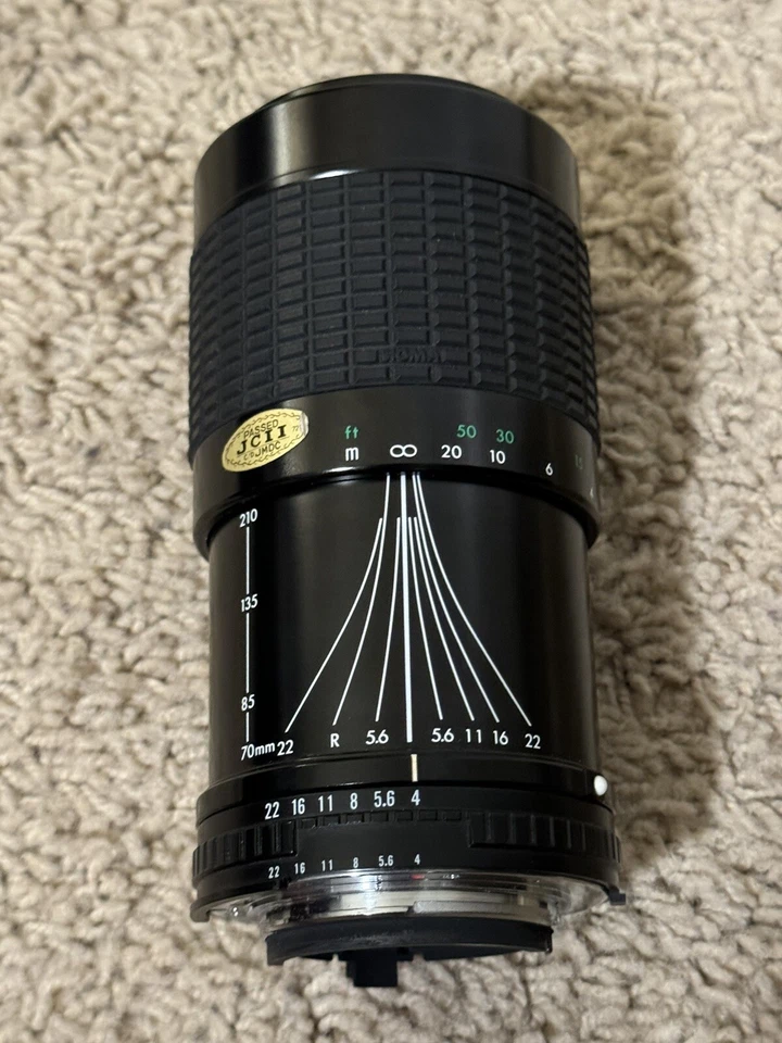 SIGMA ZOOM-KIV 1:4~5.6 f=70~210mm MULTI-COATED Lens w/NC-2 Case-Free Shipping! - Image 3 of 4