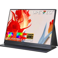 UPERFECT 15.6" 1080P Portable Gaming Monitor HDMI USB C w/VESA For SAMSUNG DEX