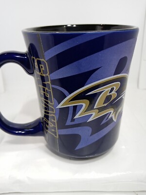 BALTIMORE RAVENS COFFEE MUG.  BALTIMORE RAVENS MUG. NFL FOOTBALL TEAM MUG. B328