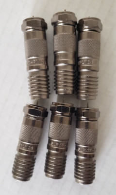 Thomas and Betts LRC PL11QS F Male RG11 QS Plenum Connector Bag of 6