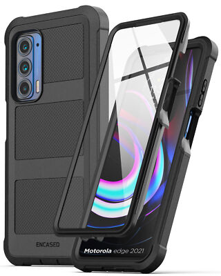 Motorola Edge 2021 5G UW Case, Protective Heavy Duty Full Body Phone Case
