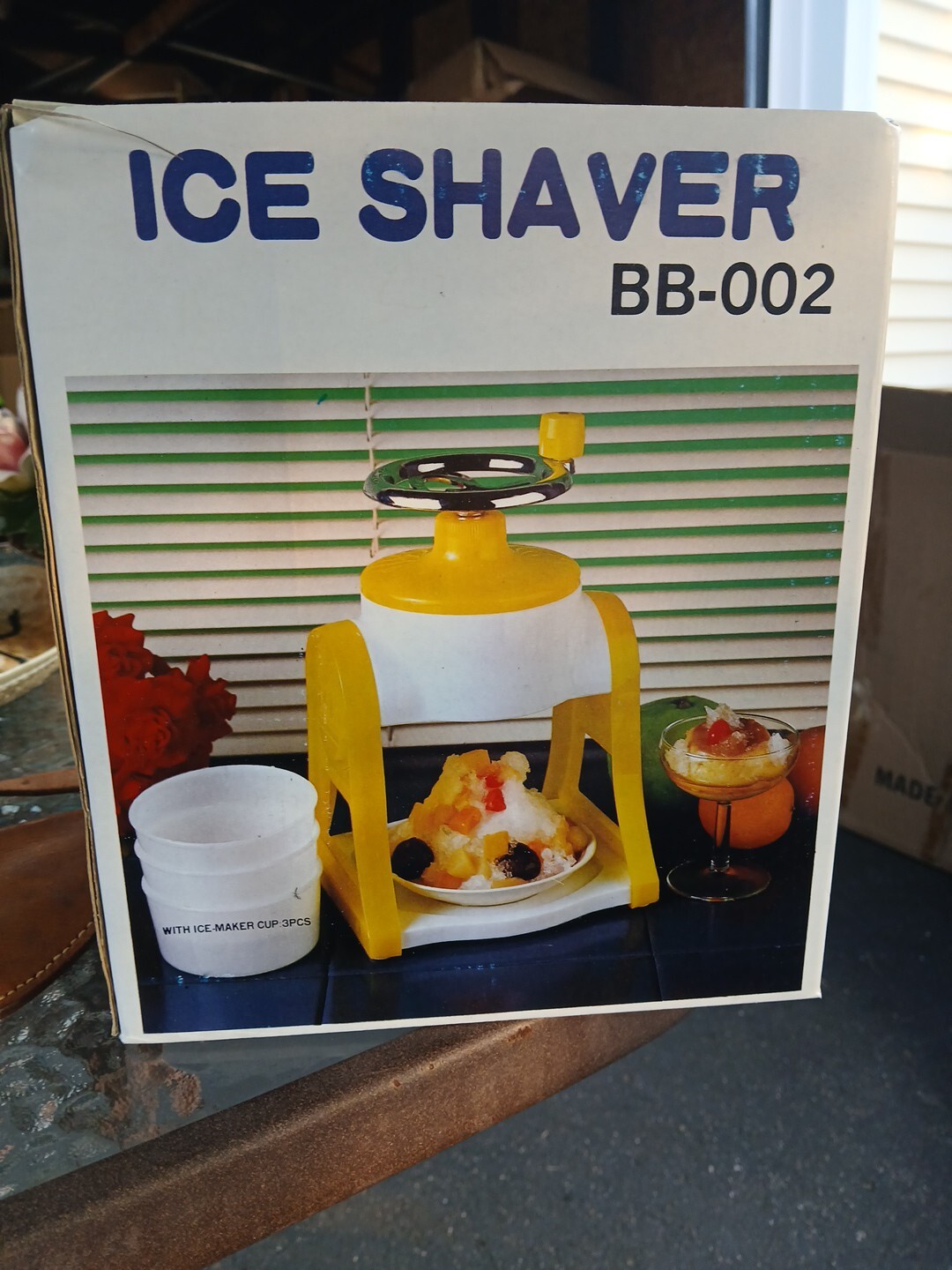 Tropical Shaved Ice With 3 Cups Large Volume Bb-002
