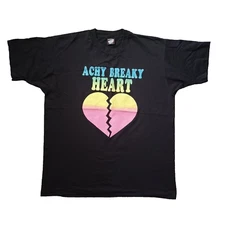 Vintage Billy Ray Cyrus T Shirt Mens XL Black Achy Breaky Heart Country 90s