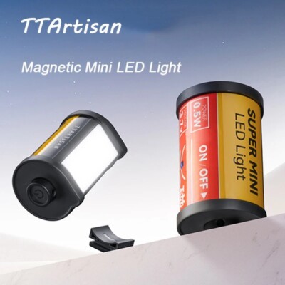 TTArtisan Mini Magnetic LED Fill Light with Cold Shoe Mount fr Camera Lens Photo