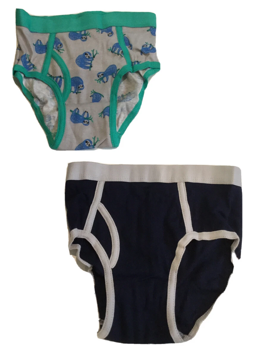 Cat & Jack Little Boys Classic Briefs Underwear 2 Pairs Size Small (6/7)