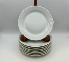 Set of 8 Hutschenreuther Chloe FLEURON WHITE Bread  Butter Plates