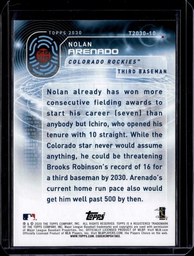 2020 Topps 2030 Baseball Complete Your Set - Picture 9 of 19