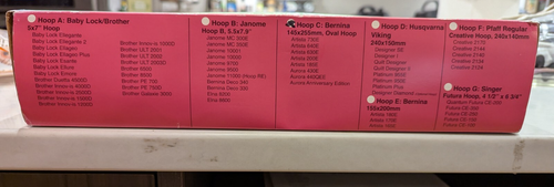NEW! Magna Hoop C for Bernina 145x255 Oval Hoop with CD NIB Artista Aurora - Picture 3 of 7