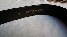 Ceinture Femme SONIA RYKIEL Marron - Longueur 74 Cm, Largeur 3 Cm - Occasion