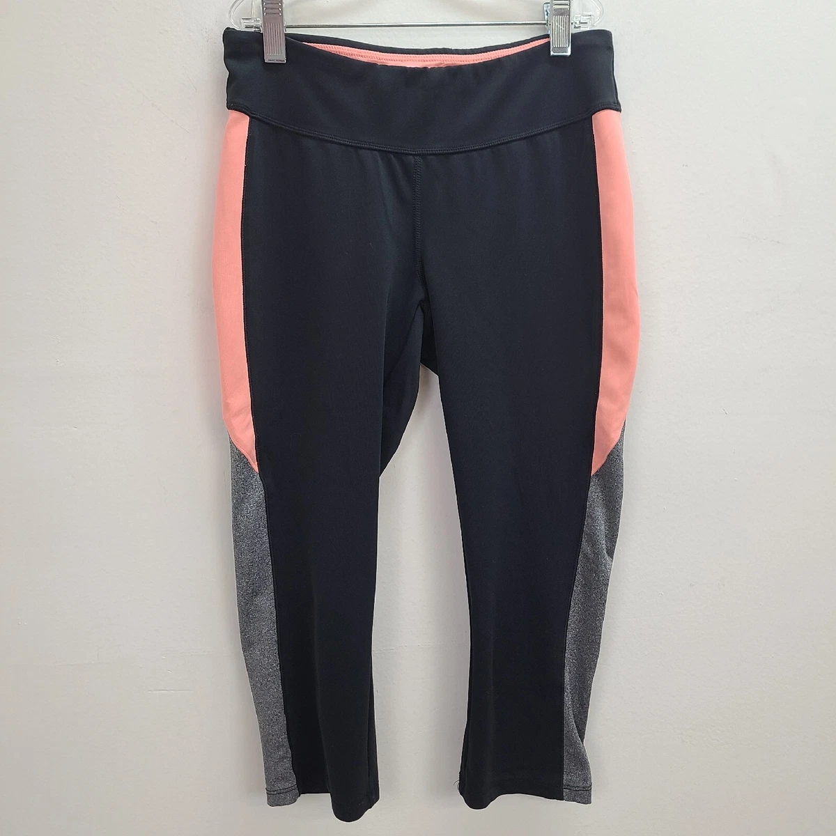 New Balance Cropped Leggings Women Small Black Stretch Lightning Dry Pull On