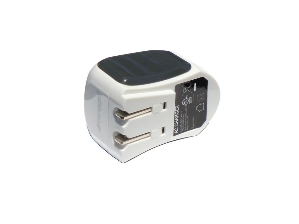 Cirago USB AC Wall Charger 2.4A 5V Optimum Charging Adapter For iPhone iPad iPod - Image 3 of 4