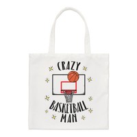VerrüCkt Basketball Man Regular Tragetasche Lustig Shopper Schulter