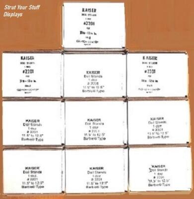 KAISER STANDS #2201 WHITE Fit 11.5''-12.5'' tall dolls BARBIE FASHION -- 10 Dozen