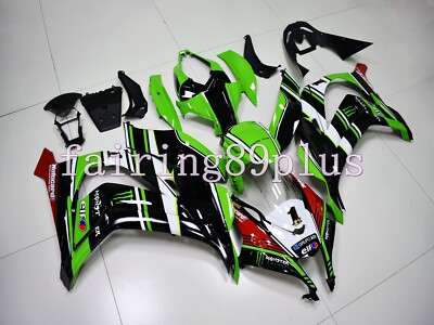 Black Green Jonathan Rea ABS Injection Fairing Kit Fit for 2016