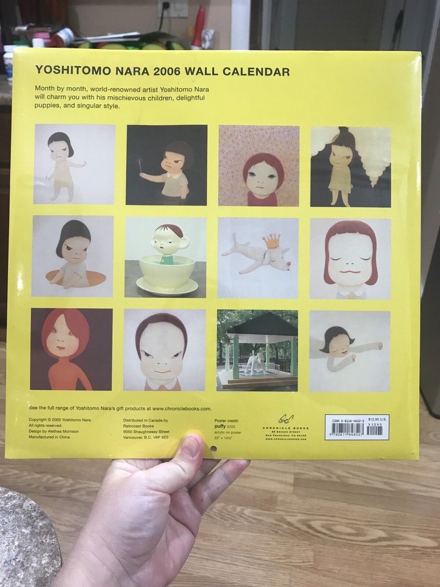 2006 Yoshitoma Nara Wall Calendar Sealed Includes a Poster | eBay