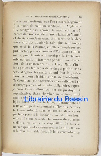 La politique Franco-Anglaise et l'arbitrage international Louis Jaray 1904 Envoi - Picture 5 of 5