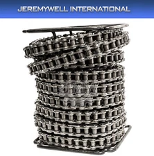 #60H Heavy Duty Roller Chain 100 Feet with 10 Connecting Link