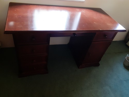 holz schreibtisch massiv - Bild 9 von 10