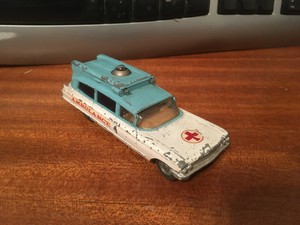 corgi toys superior ambulance on cadillac chassis