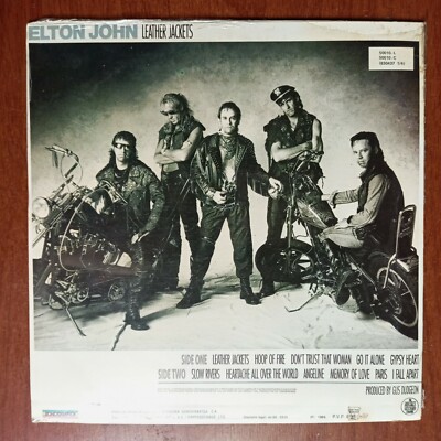 独LP Elton John Leather Jackets 5516080 Rocket Entertainment /00260 Amazon.com: Leather Jackets: CDs & Vinyl