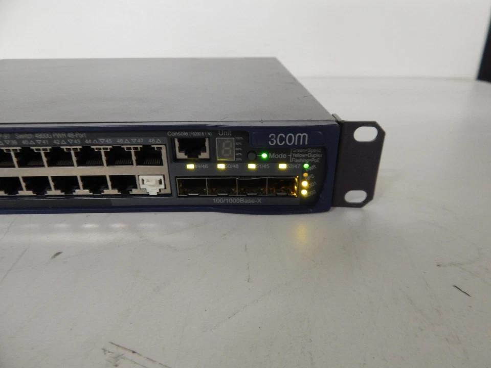 3Com 3CRS48G-48P-91 PWR 48-Port Gigabit Switch (MHJ22) - Image 2 of 4