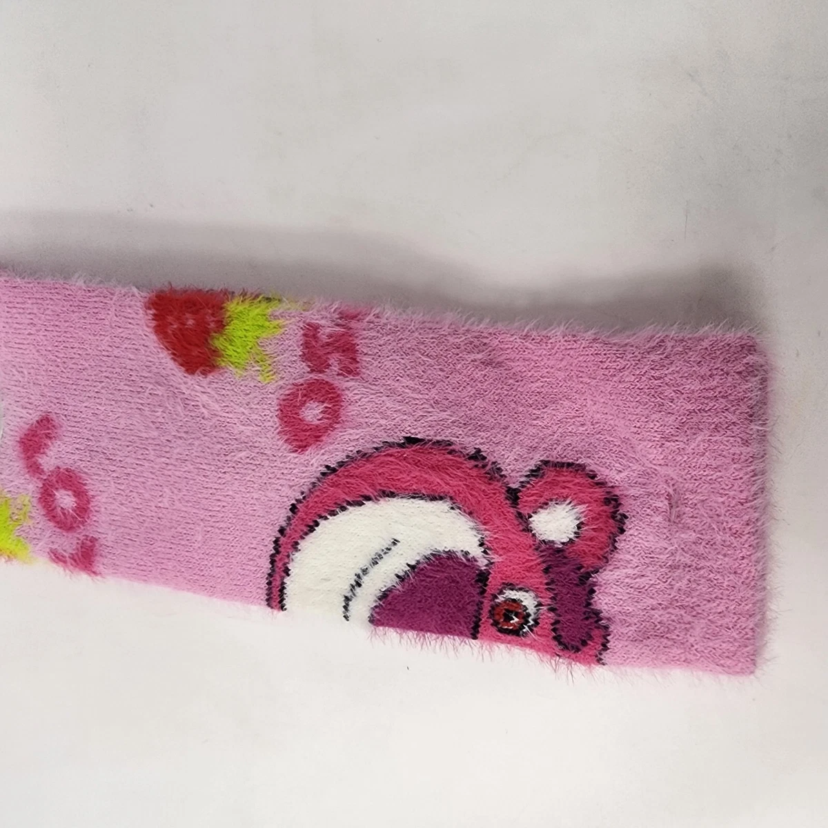 Primark Toy Story Lotso Oso Acogedores Calcetines EE. UU. 6-10 Rosa Fresa Difusa Nuevos
