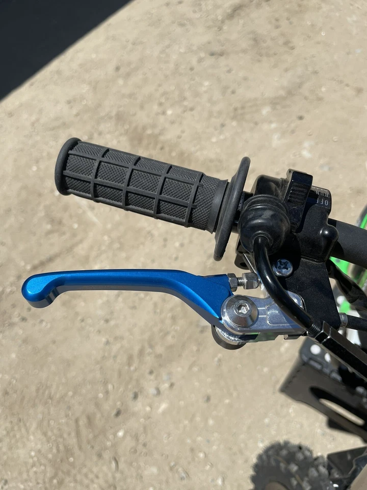 Комплект складных и регулируемых тормозных рычагов Yamaha PW 50 Aftermarket Minis. СИНИЙ - Изображение 3 из 4
