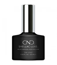 CND SHELLAC LUXE 60 Second Removal TOP COAT 12.5 ML/ 0.42 oz - Top Coat