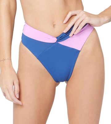 L*Space 293287 Color Black Nancy Lee Bottom Bitsy Indigo/Rosebud Size XL