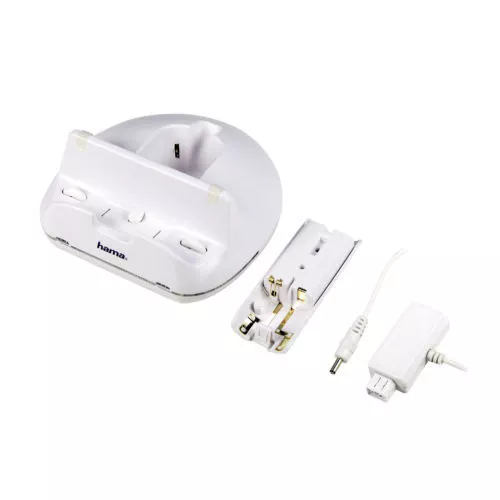 Hama Ladestation USB Triple Charger für alle Wii U Controller Akku Weiss - Bild 1 von 1