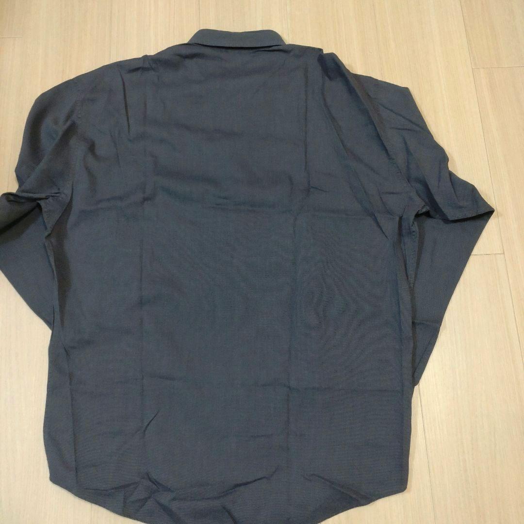 GIANNI VERSACE Dark Grey Long Sleeve Shirt Men's Size M From Japan